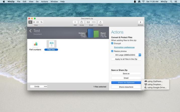 WinZip Mac 5.0.3160 Download Free